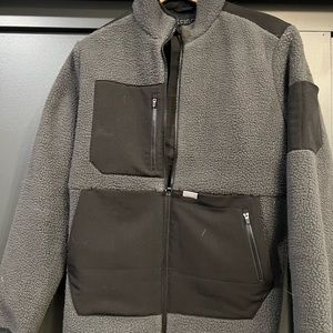 Figs on shift Sherpa jacket